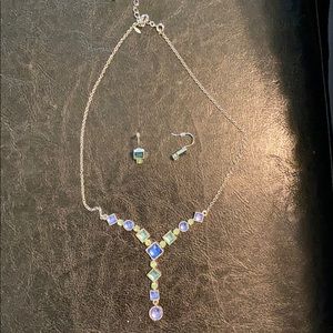 Necklace with earrings